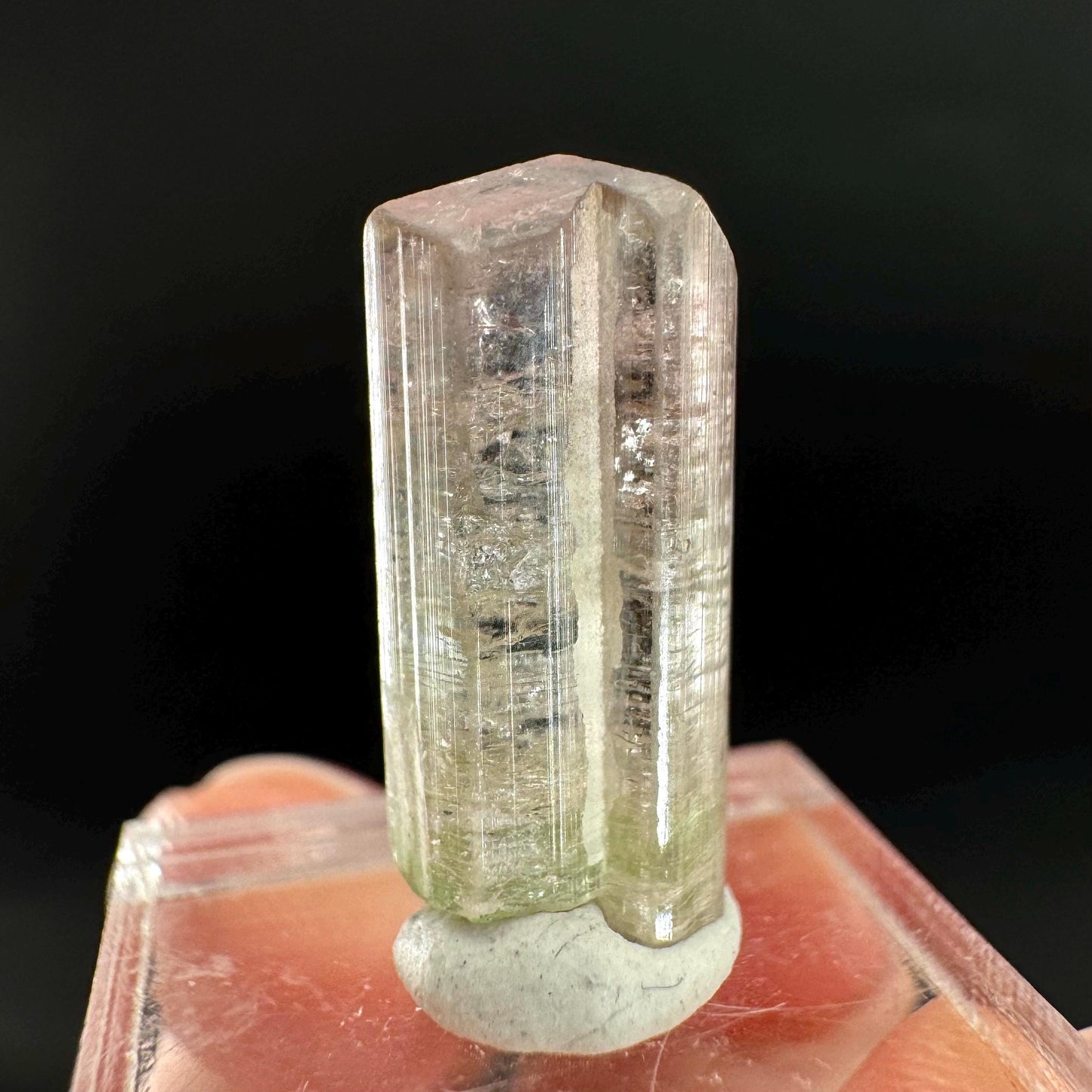 Watermelon Tourmaline | Green & Pink Bi-Color Elbaite Crystal, mineral specimen from Paprok