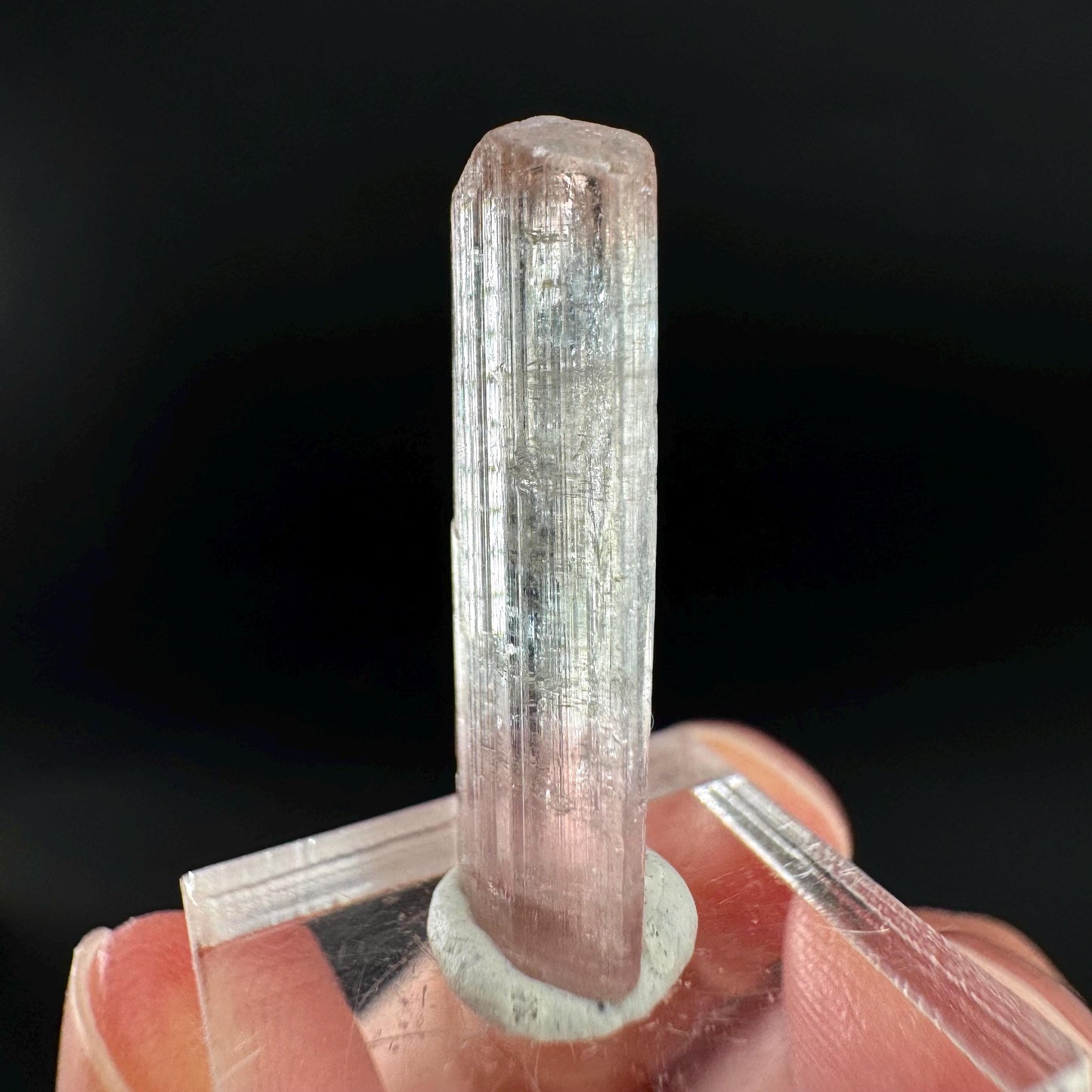 Elbaite Tourmaline | Pink & Blue Bi-Color Crystal, mineral specimen from Paprok