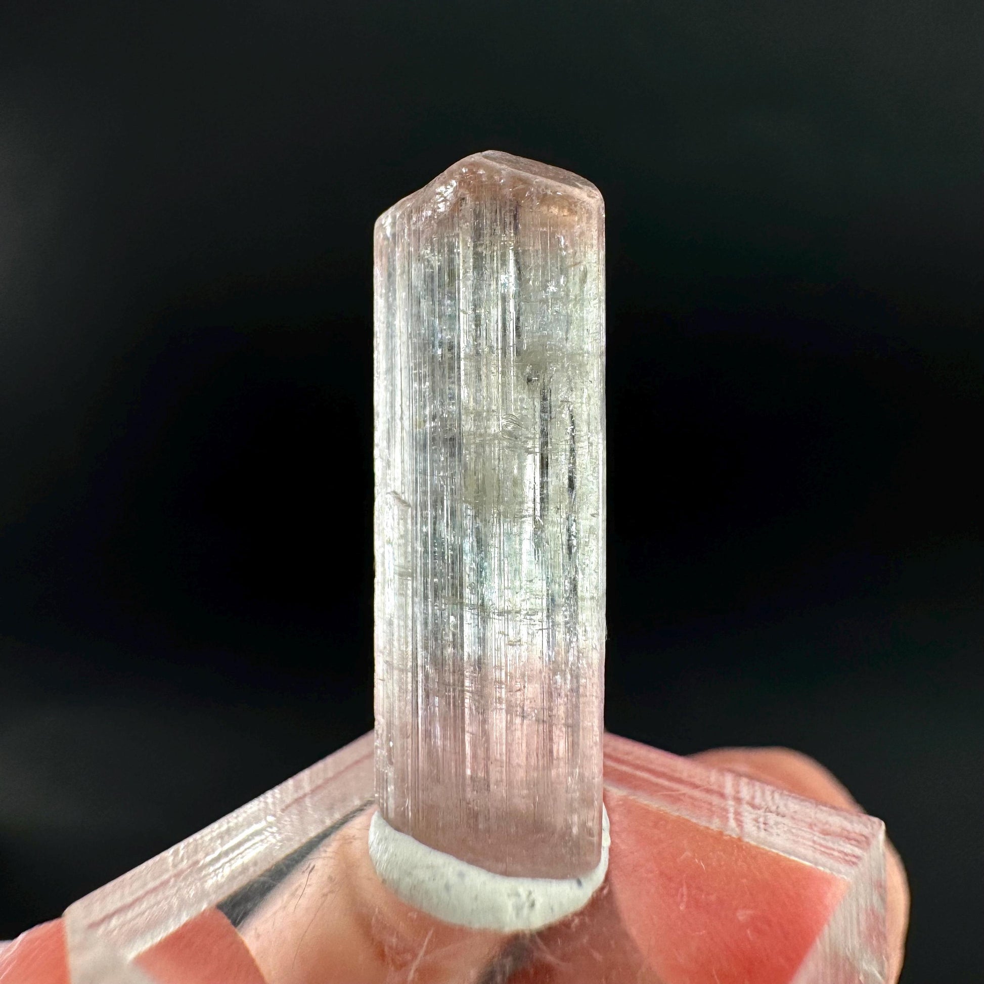 Elbaite Tourmaline | Pink & Blue Bi-Color Crystal, mineral specimen from Paprok