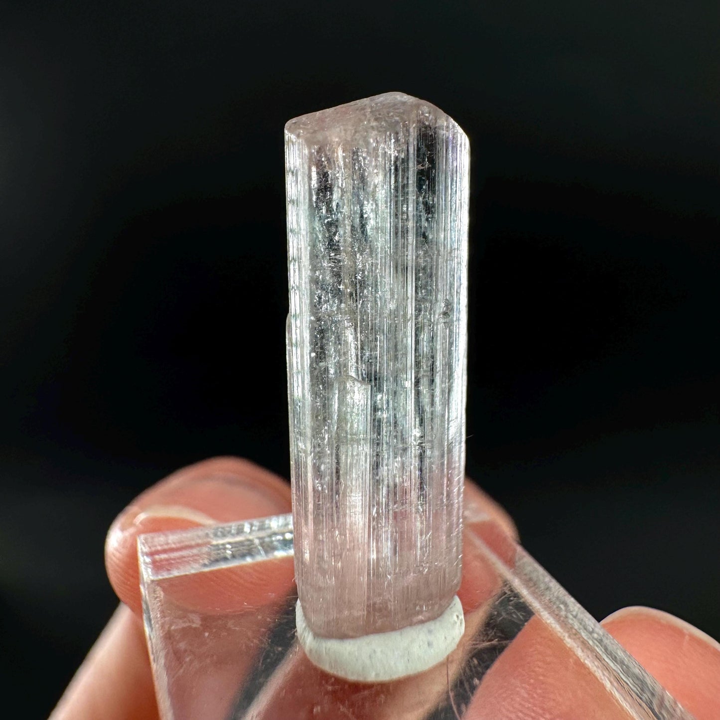 Elbaite Tourmaline | Pink & Blue Bi-Color Crystal, mineral specimen from Paprok