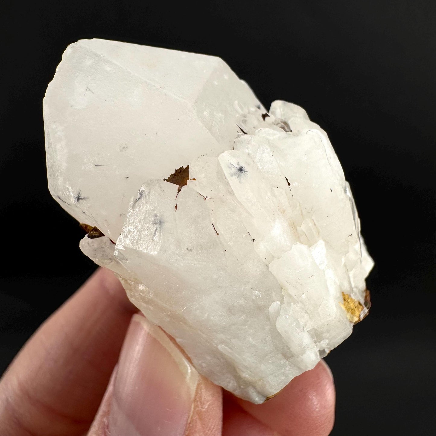 Hollandite Star Quartz | natural spider quartz crystal from Madagascar