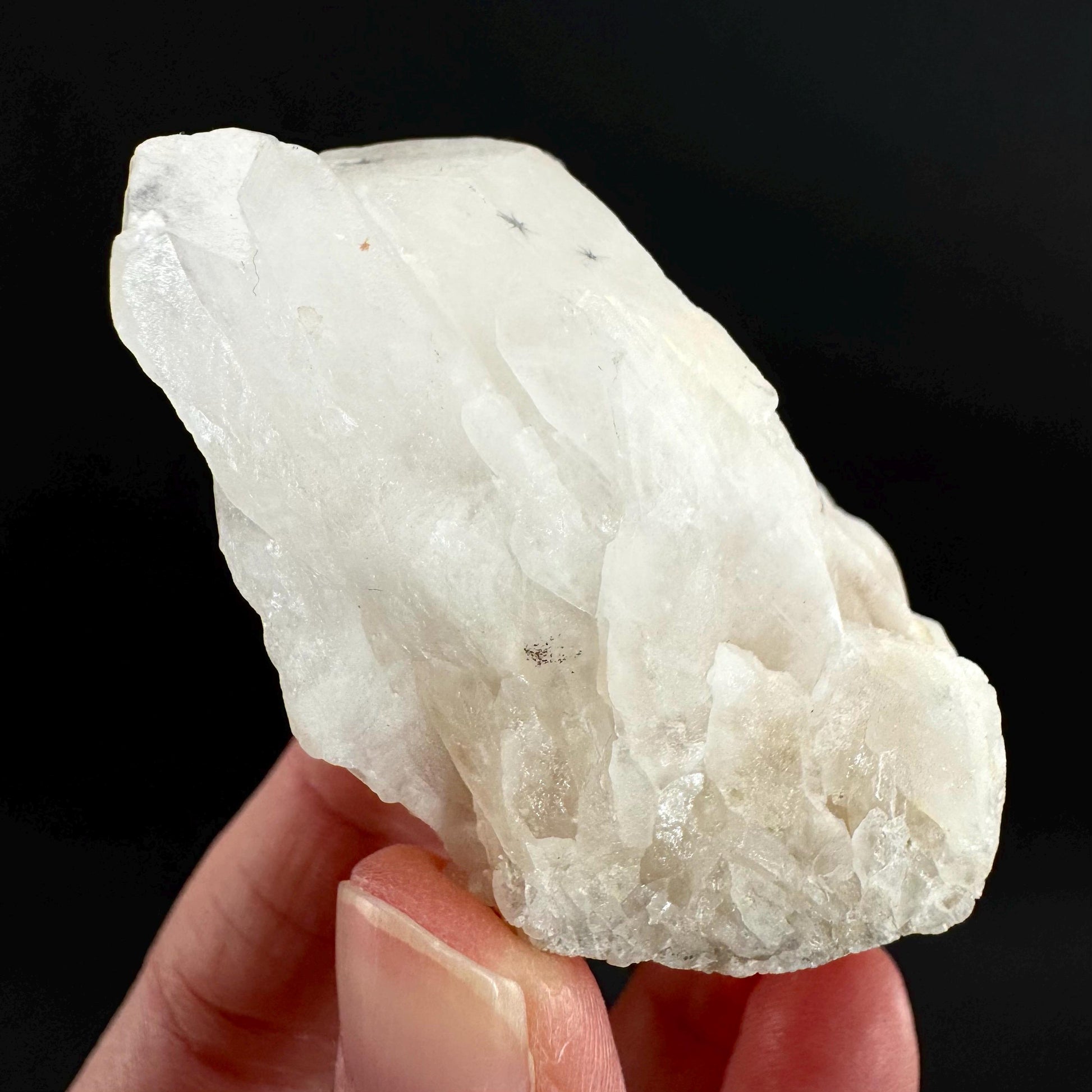 Hollandite Star Quartz | natural spider quartz crystal from Madagascar