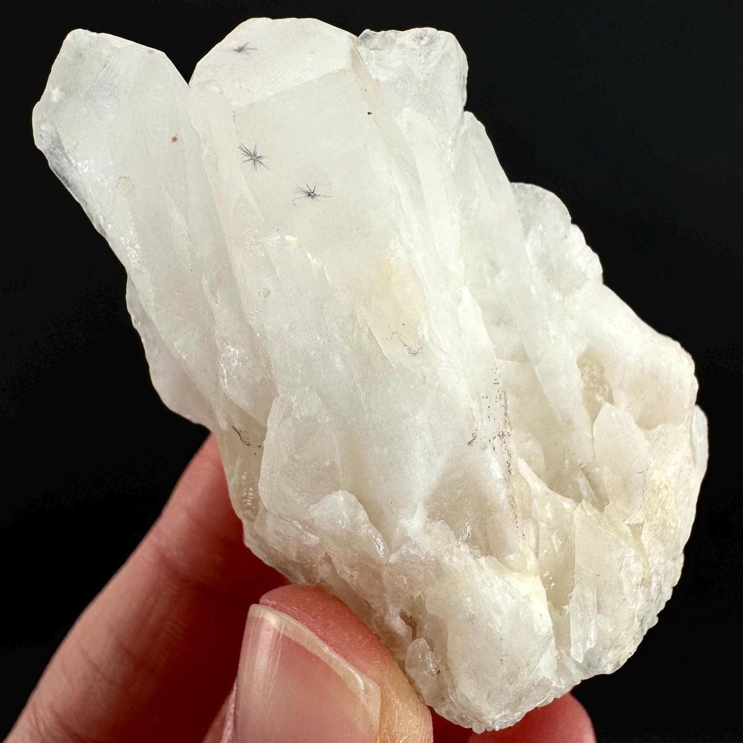 Hollandite Star Quartz | natural spider quartz crystal from Madagascar