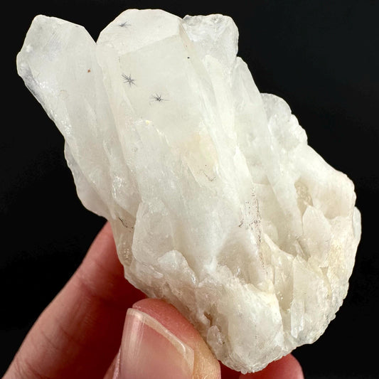 Hollandite Star Quartz | natural spider quartz crystal from Madagascar