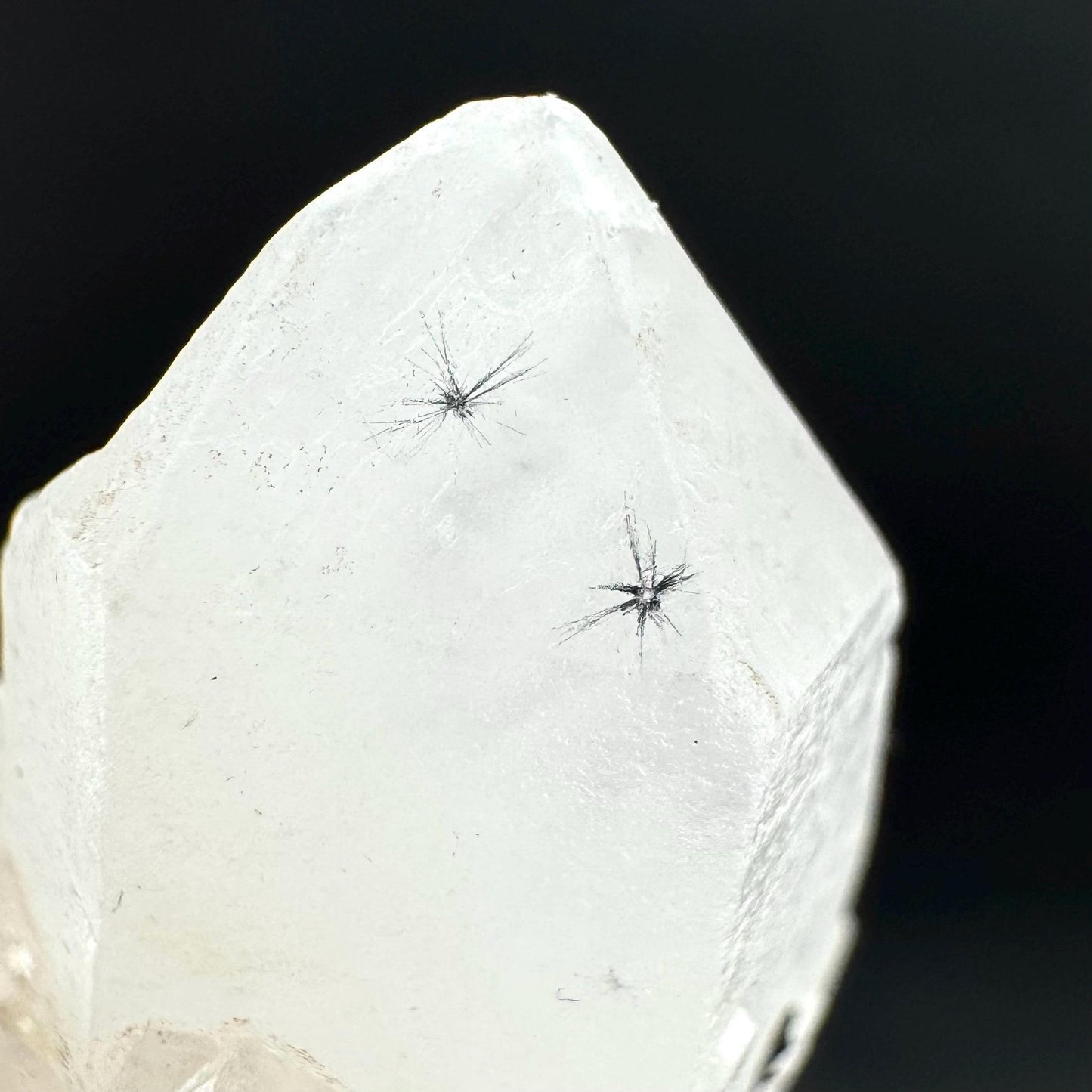 Hollandite Star Quartz | natural spider quartz crystal from Madagascar