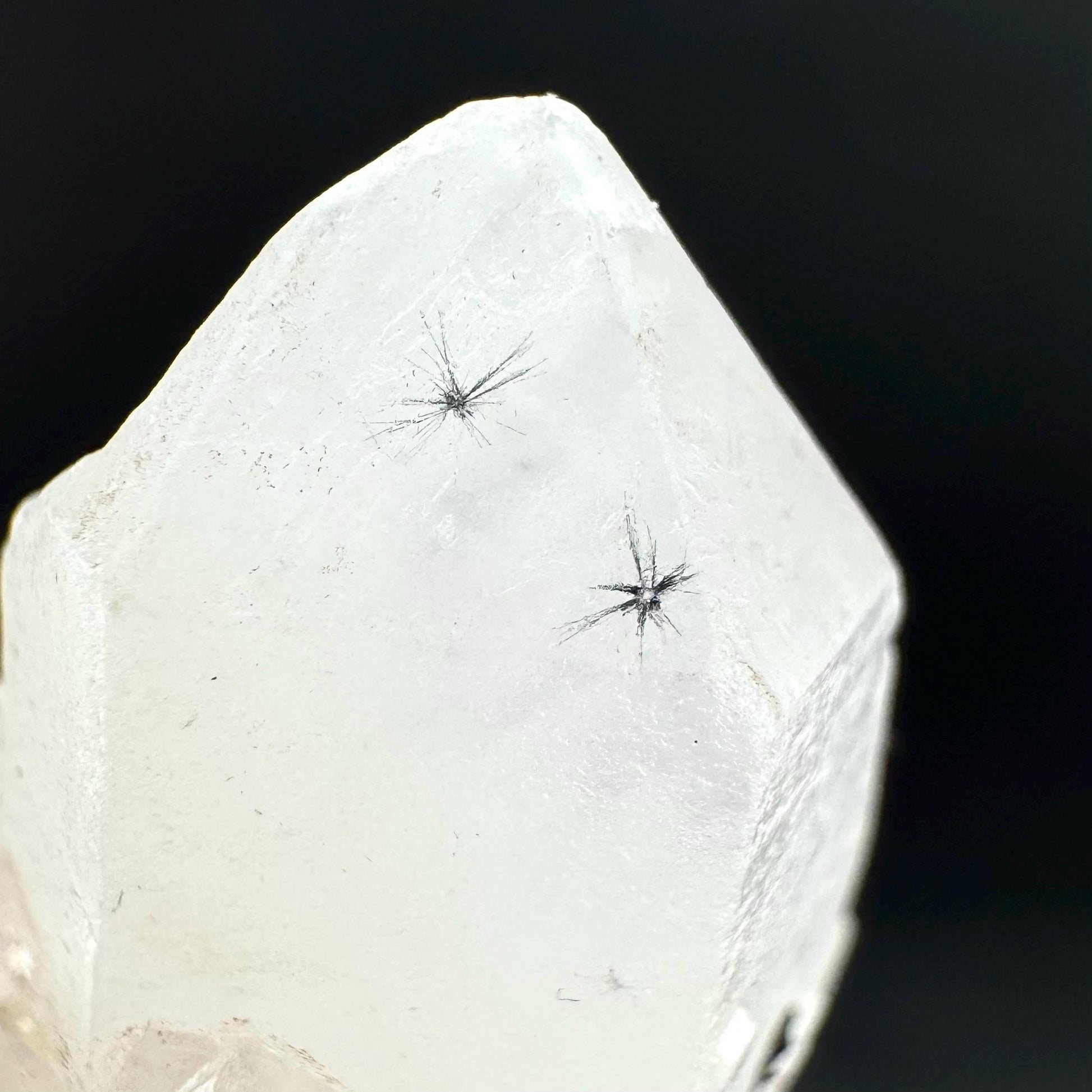 Hollandite Star Quartz | natural spider quartz crystal from Madagascar