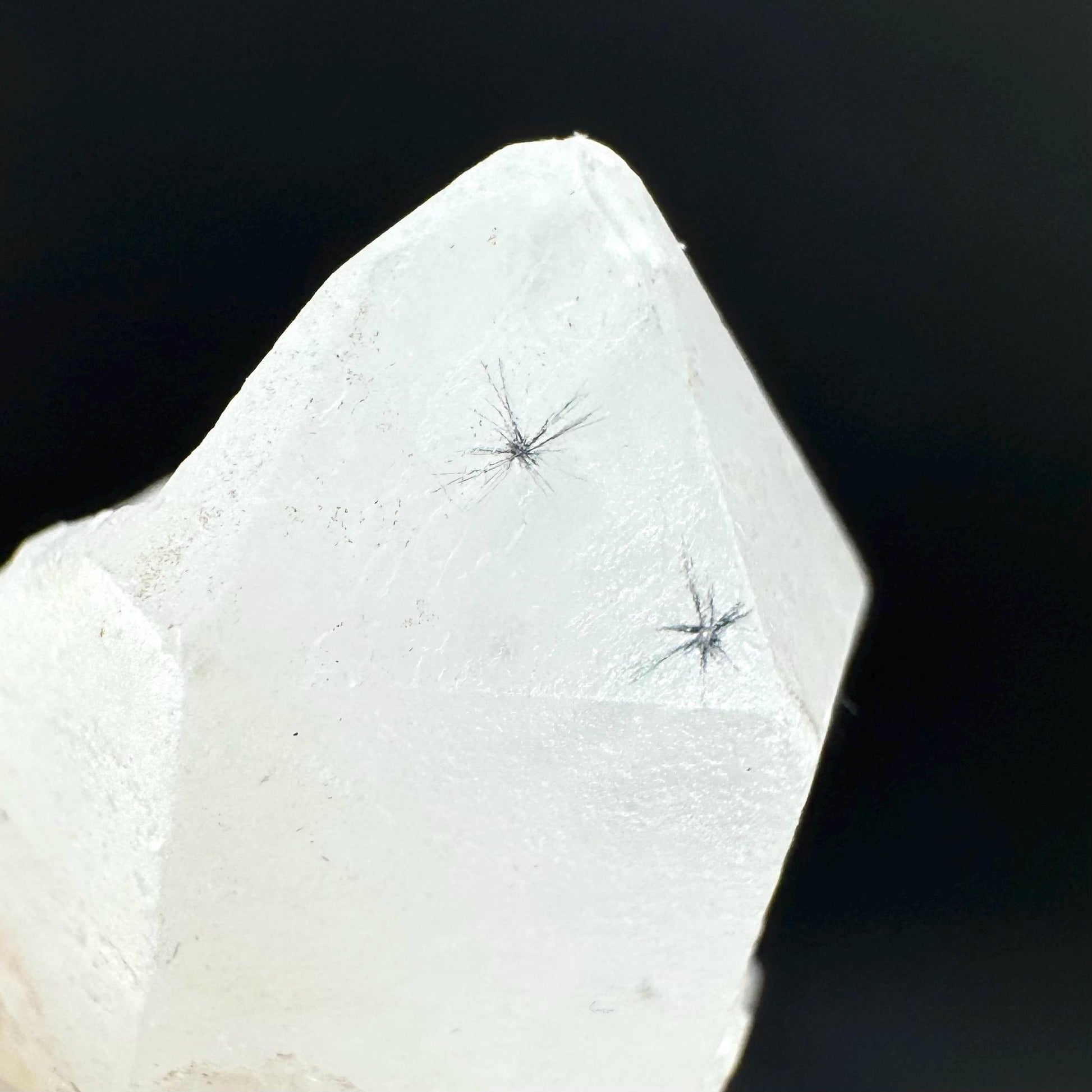 Hollandite Star Quartz | natural spider quartz crystal from Madagascar