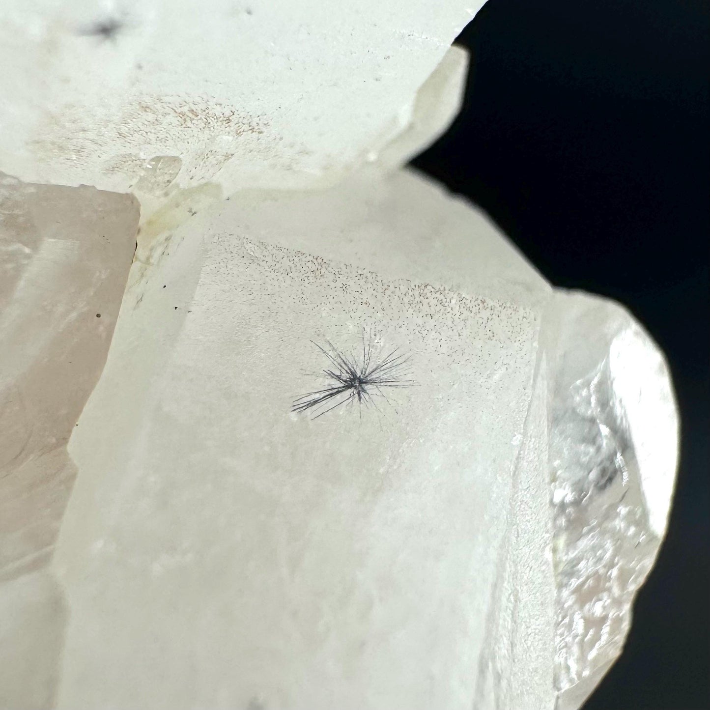 Hollandite Star Quartz | natural spider quartz crystal from Madagascar