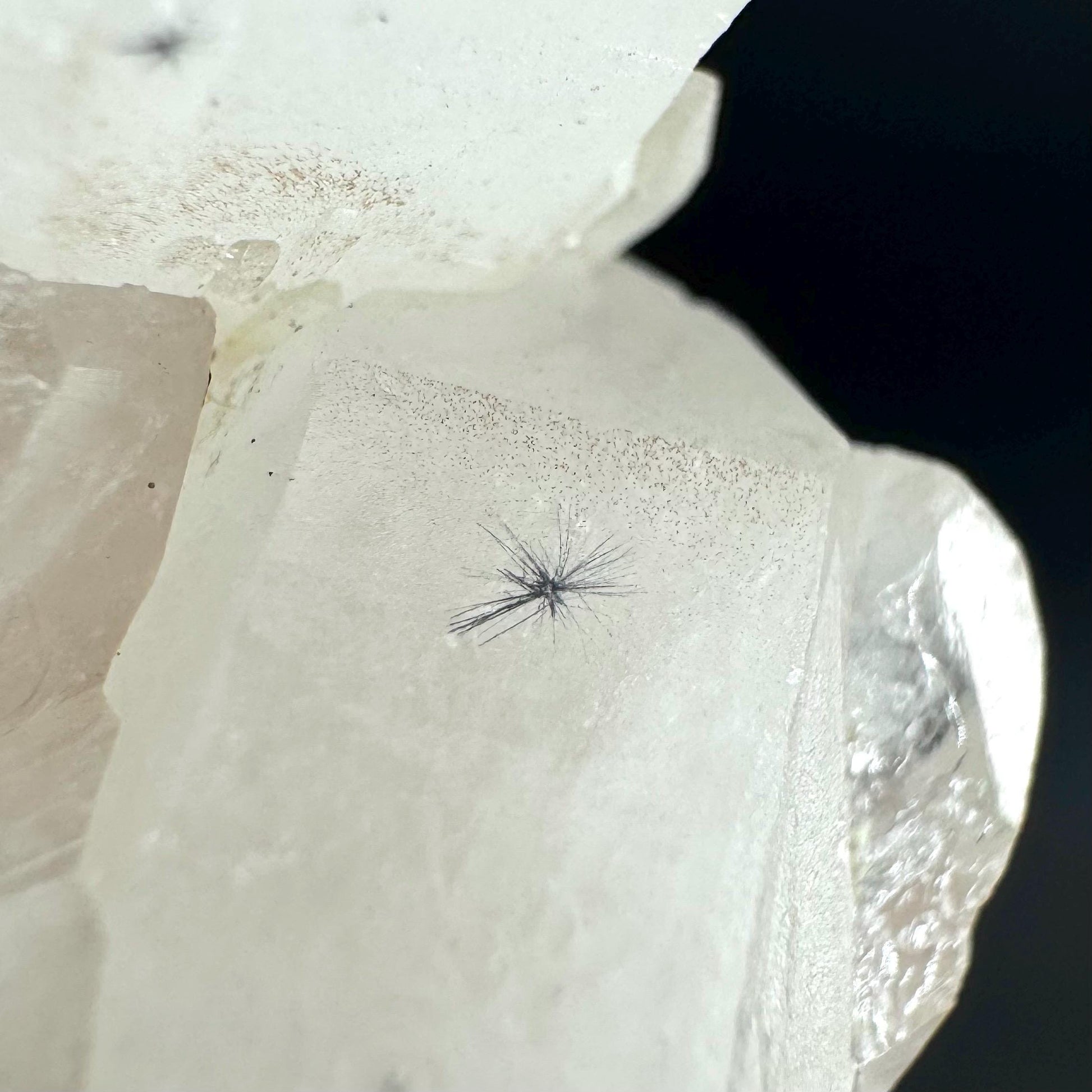 Hollandite Star Quartz | natural spider quartz crystal from Madagascar