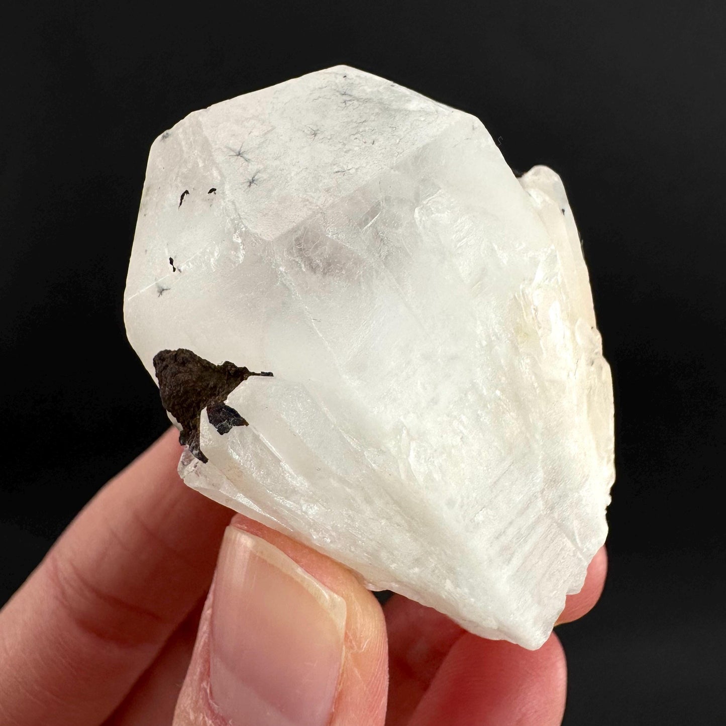Hollandite Star Quartz | natural spider quartz crystal from Madagascar