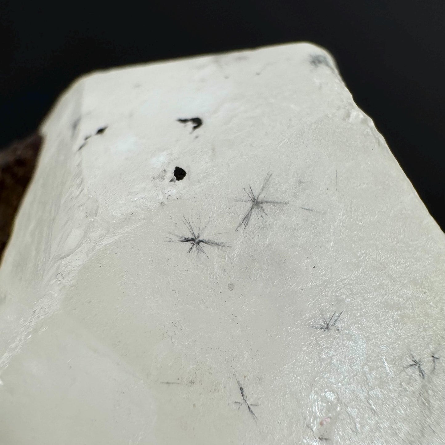 Hollandite Star Quartz | natural spider quartz crystal from Madagascar