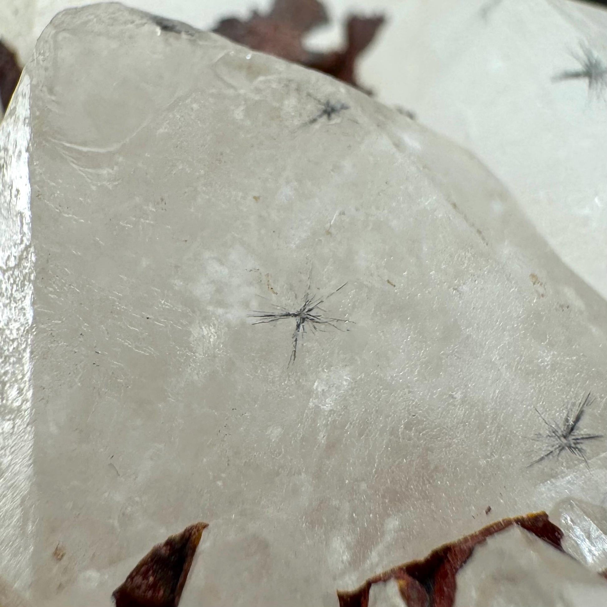 Hollandite Star Quartz | natural spider quartz crystal from Madagascar