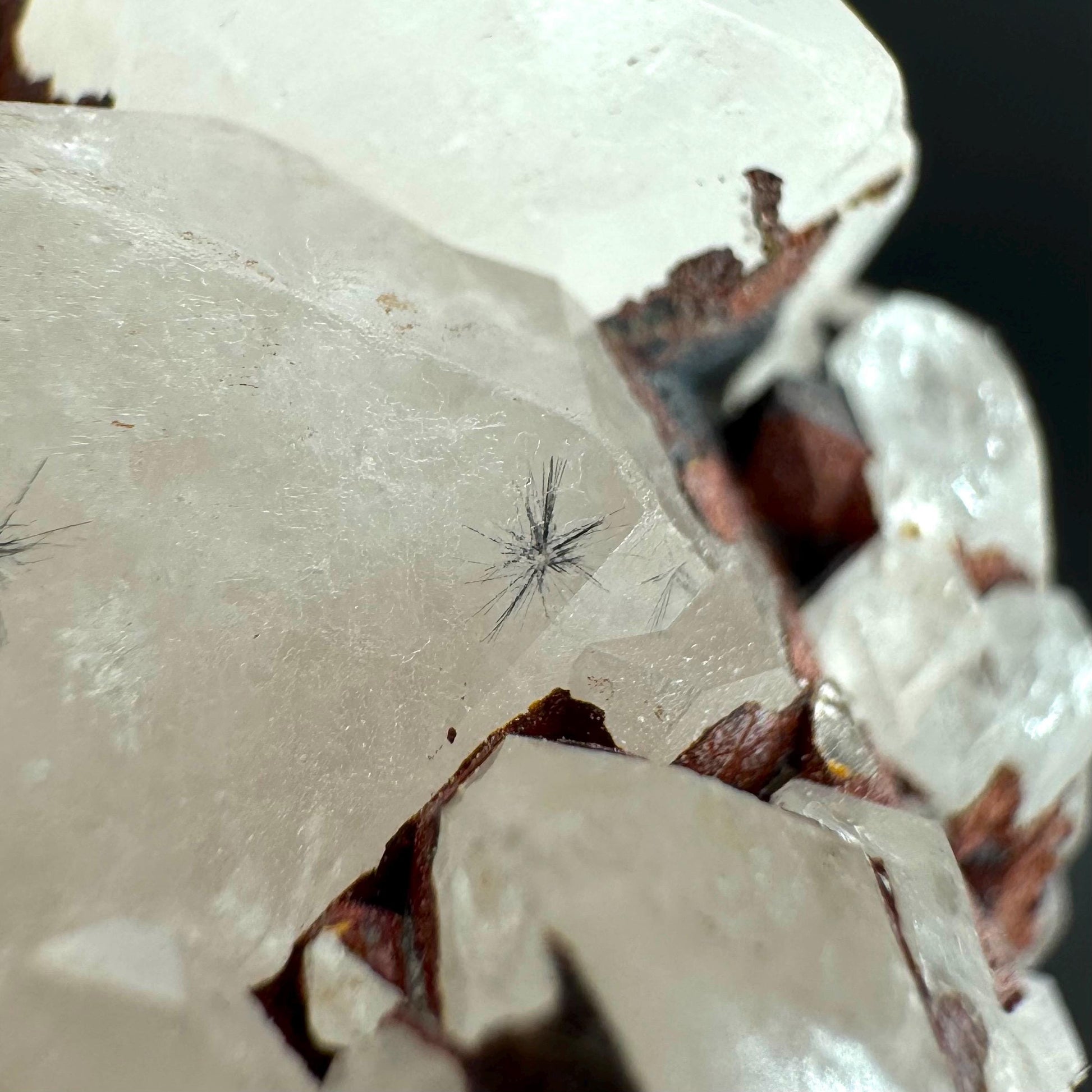 Hollandite Star Quartz | natural spider quartz crystal from Madagascar