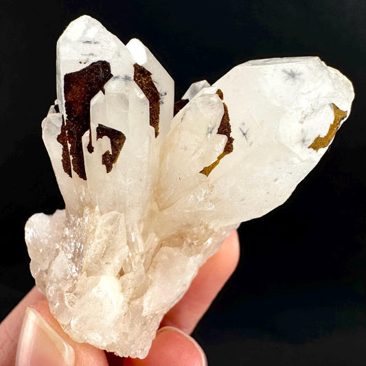 Hollandite Star Quartz | natural spider quartz crystal from Madagascar