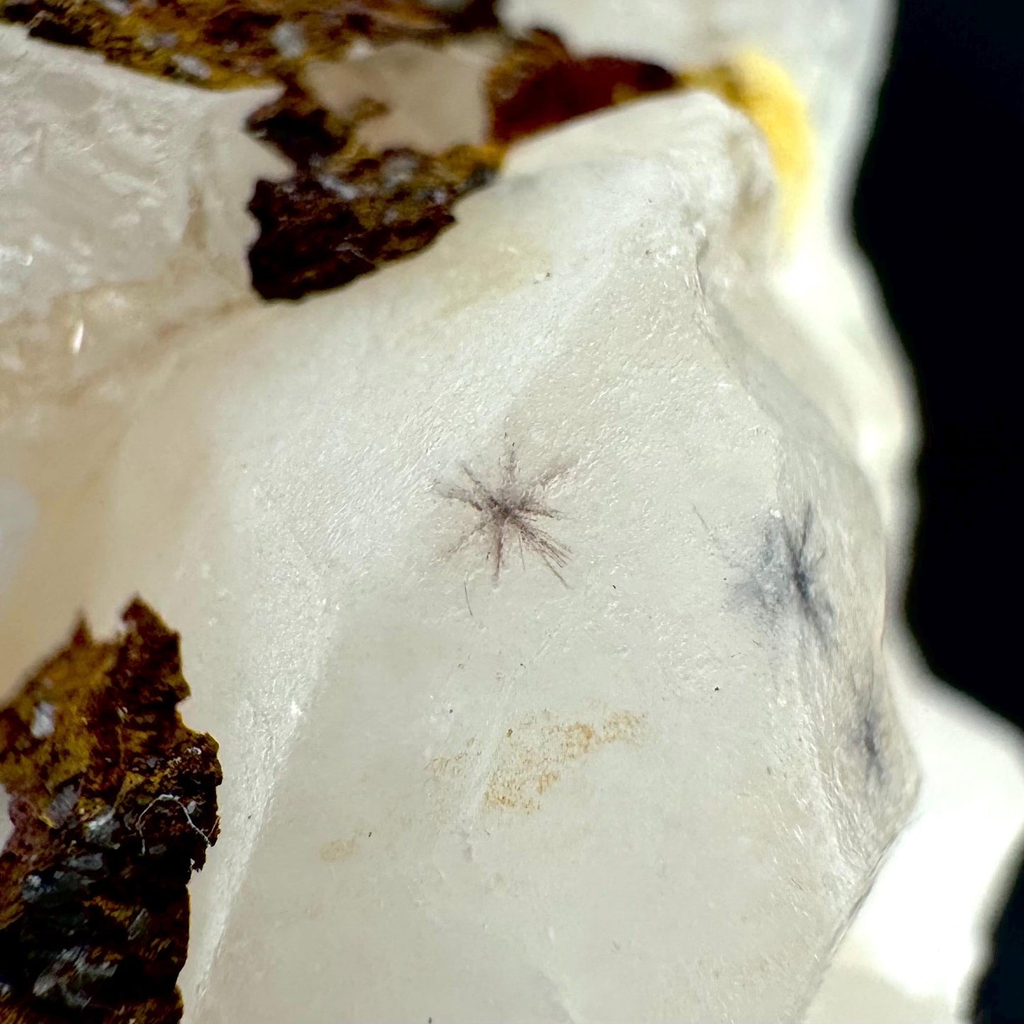Hollandite Star Quartz | natural spider quartz crystal from Madagascar
