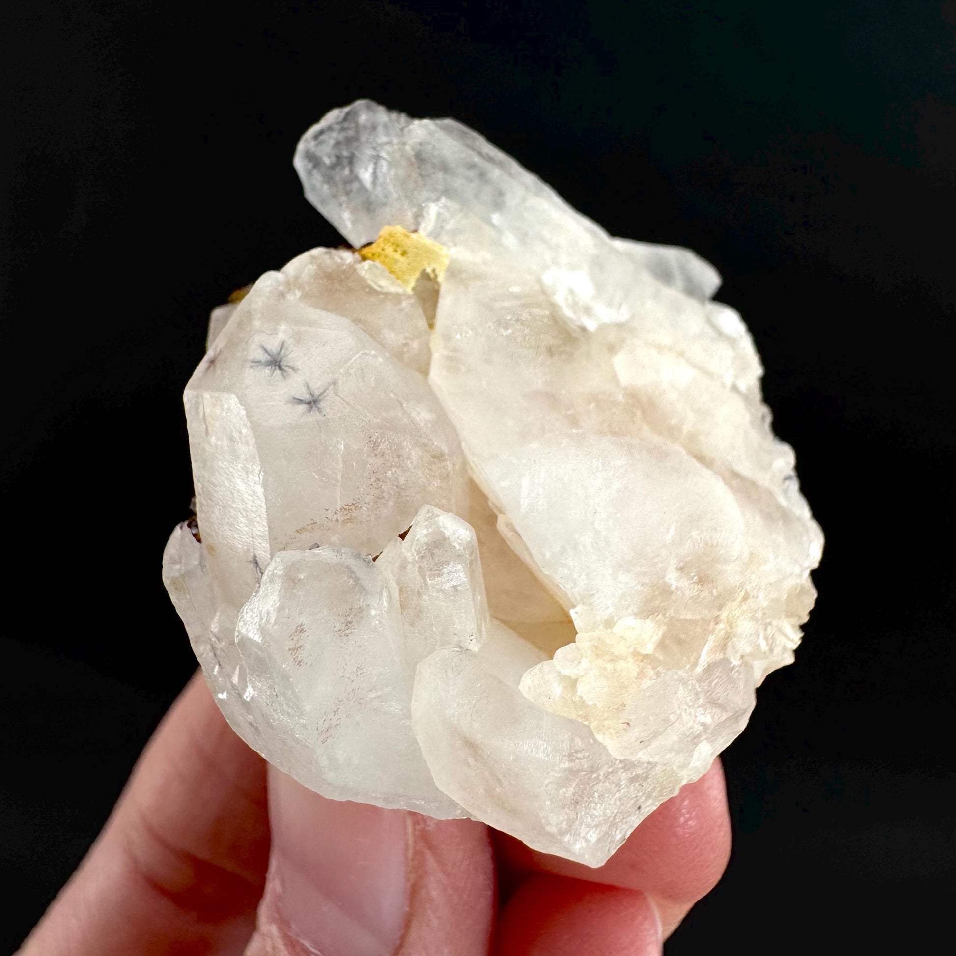Hollandite Star Quartz | natural spider quartz crystal from Madagascar