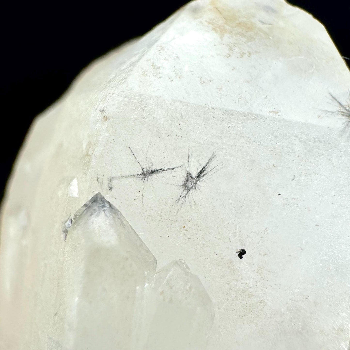 Hollandite Star Quartz | natural spider quartz crystal from Madagascar