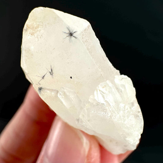 Hollandite Star Quartz | natural spider quartz crystal from Madagascar