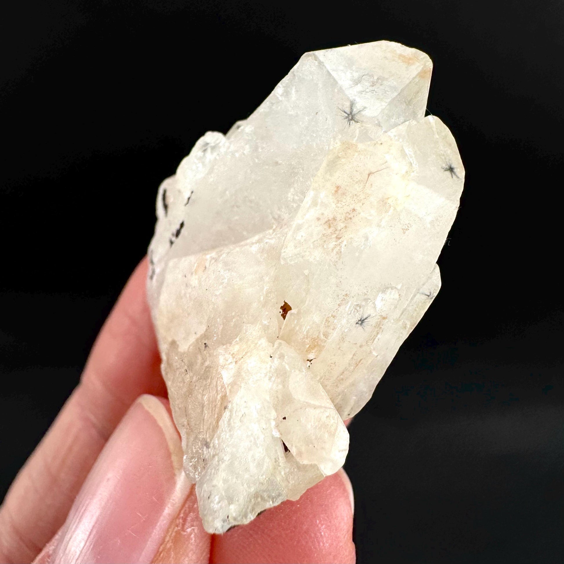 Hollandite Star Quartz | natural spider quartz crystal from Madagascar