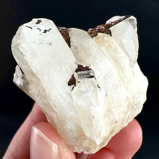 Hollandite Star Quartz | natural spider quartz crystal from Madagascar