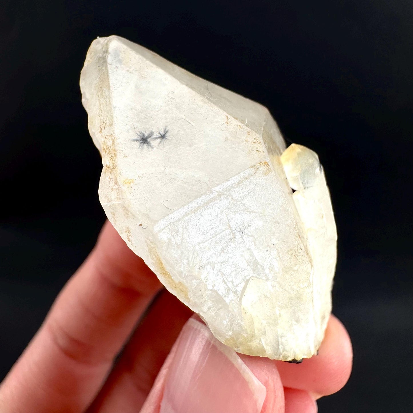 Hollandite Star Quartz | natural spider quartz crystal from Madagascar