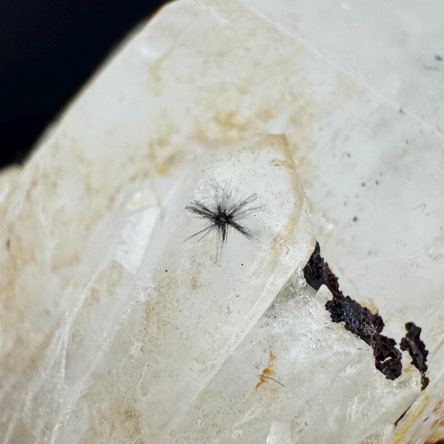 Hollandite Star Quartz | natural spider quartz crystal from Madagascar