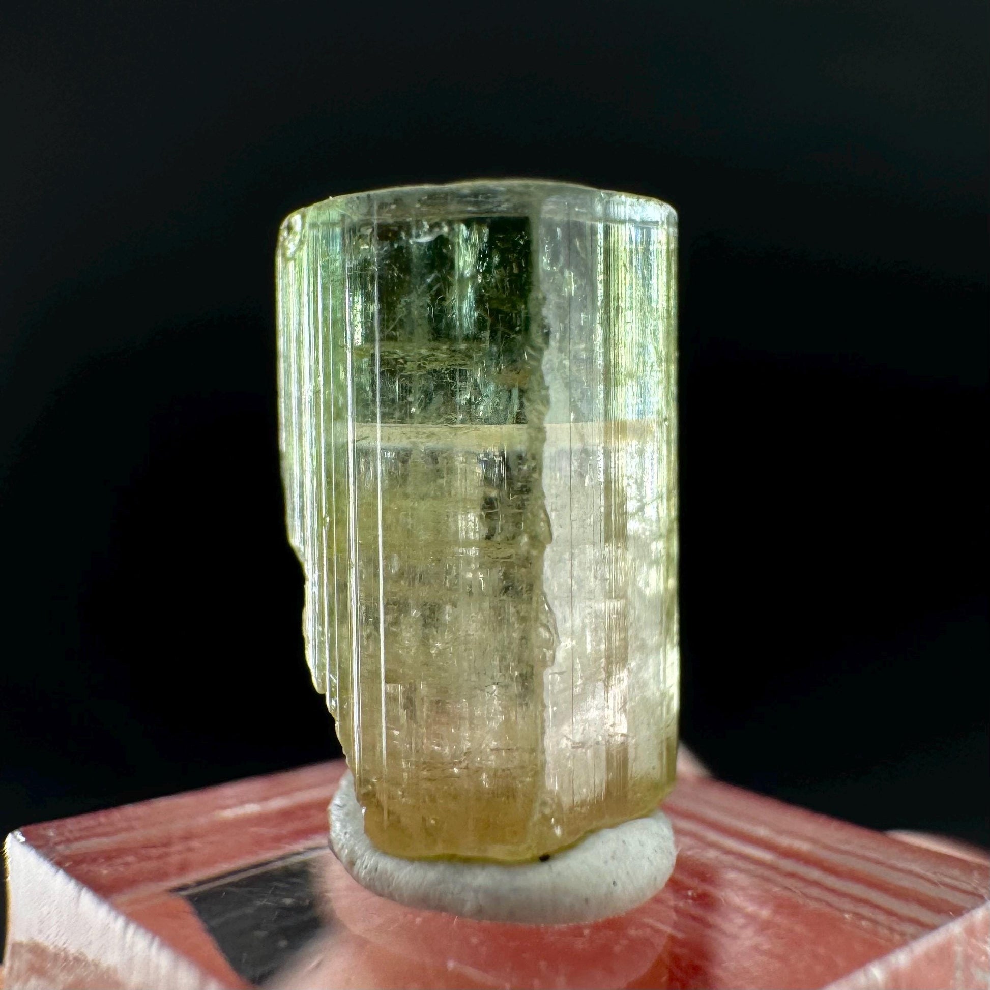 Watermelon Tourmaline | Green & Pink Bi-Color Elbaite Crystal, mineral specimen from Paprok