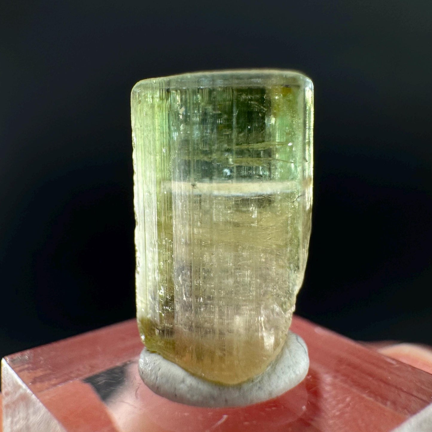 Watermelon Tourmaline | Green & Pink Bi-Color Elbaite Crystal, mineral specimen from Paprok