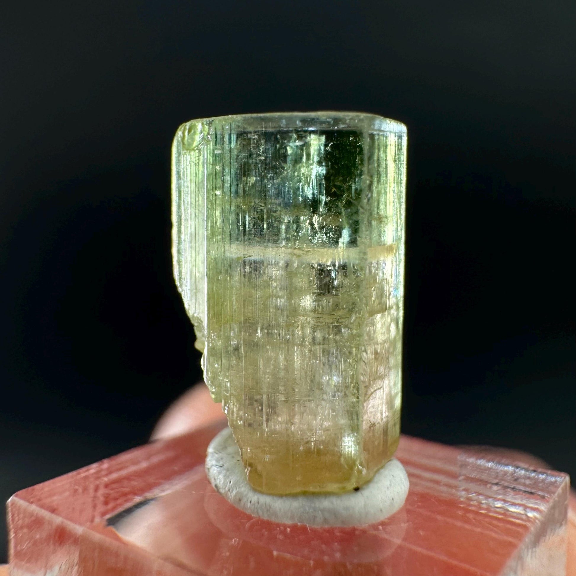 Watermelon Tourmaline | Green & Pink Bi-Color Elbaite Crystal, mineral specimen from Paprok