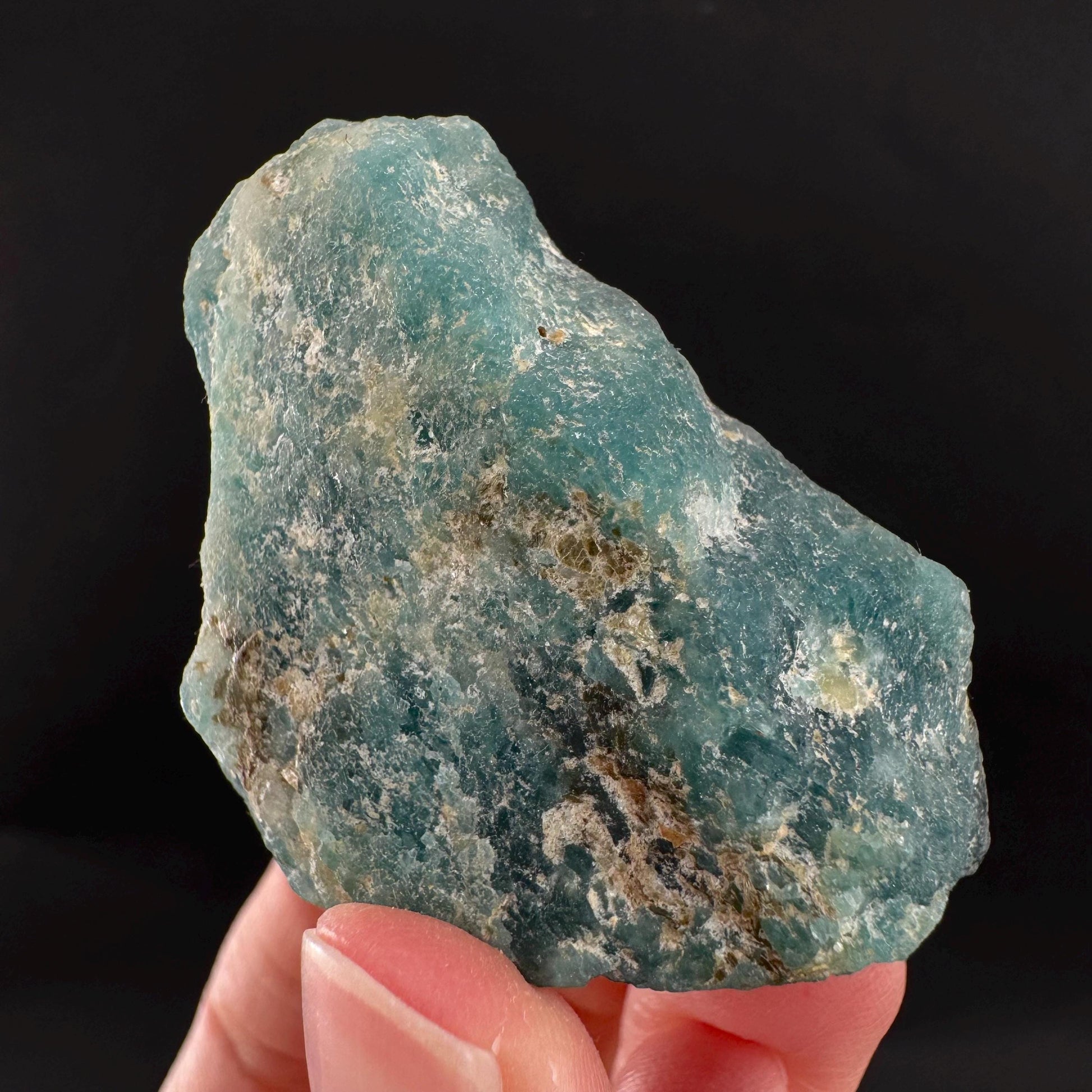 Grandidierite | blue crystal, rare mineral specimen from Madagascar