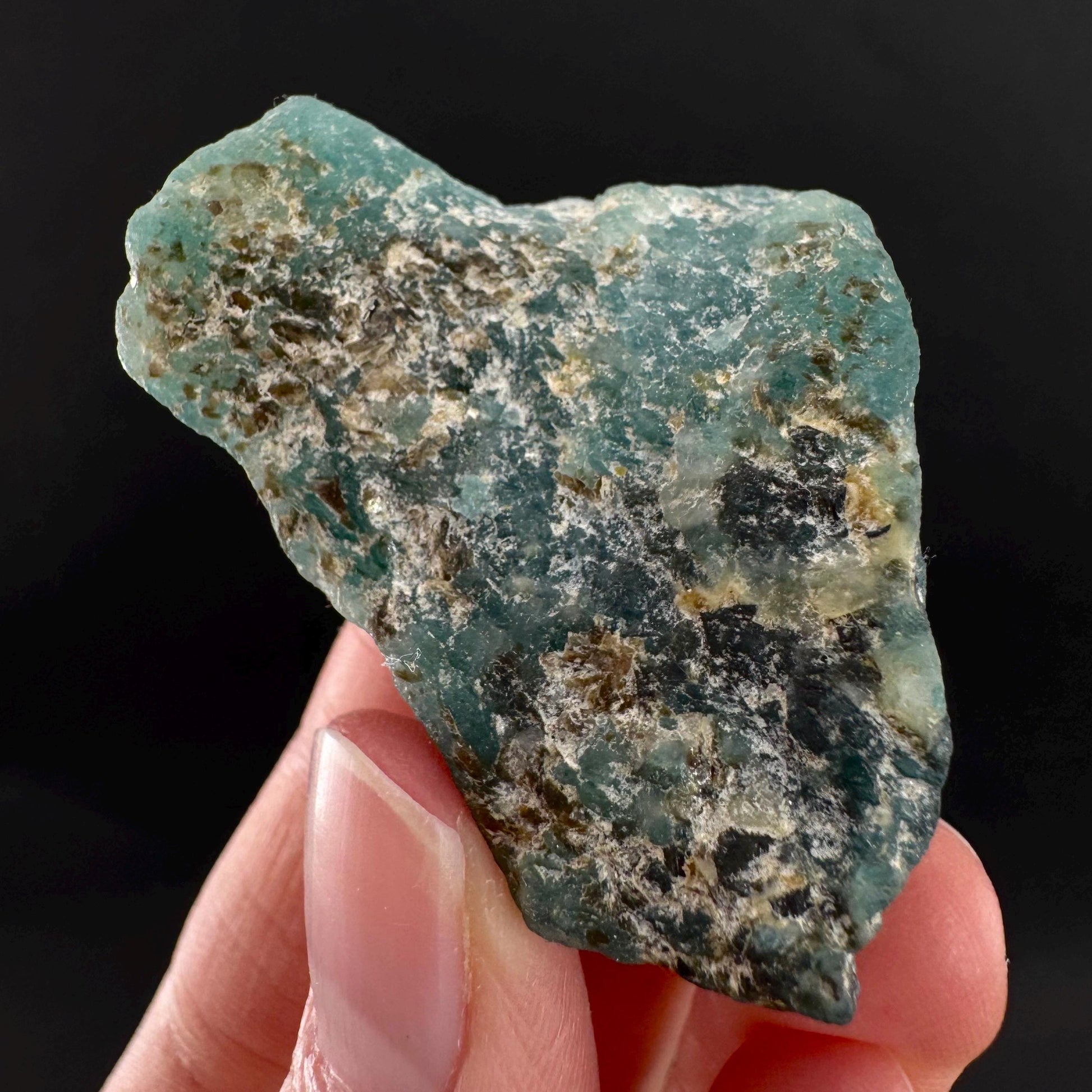 Grandidierite | blue crystal, rare mineral specimen from Madagascar