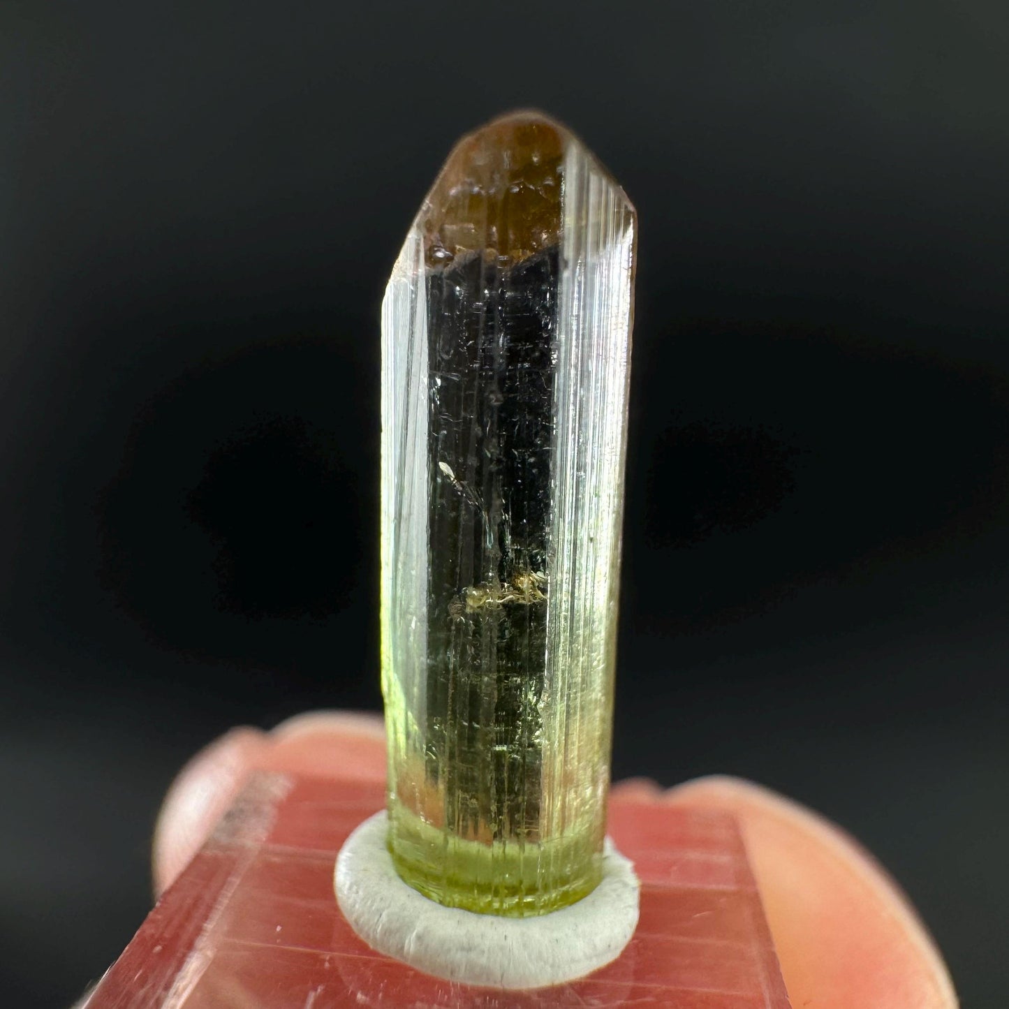 Watermelon Tourmaline | Green & Pink Bi-Color Elbaite Crystal, mineral specimen from Paprok