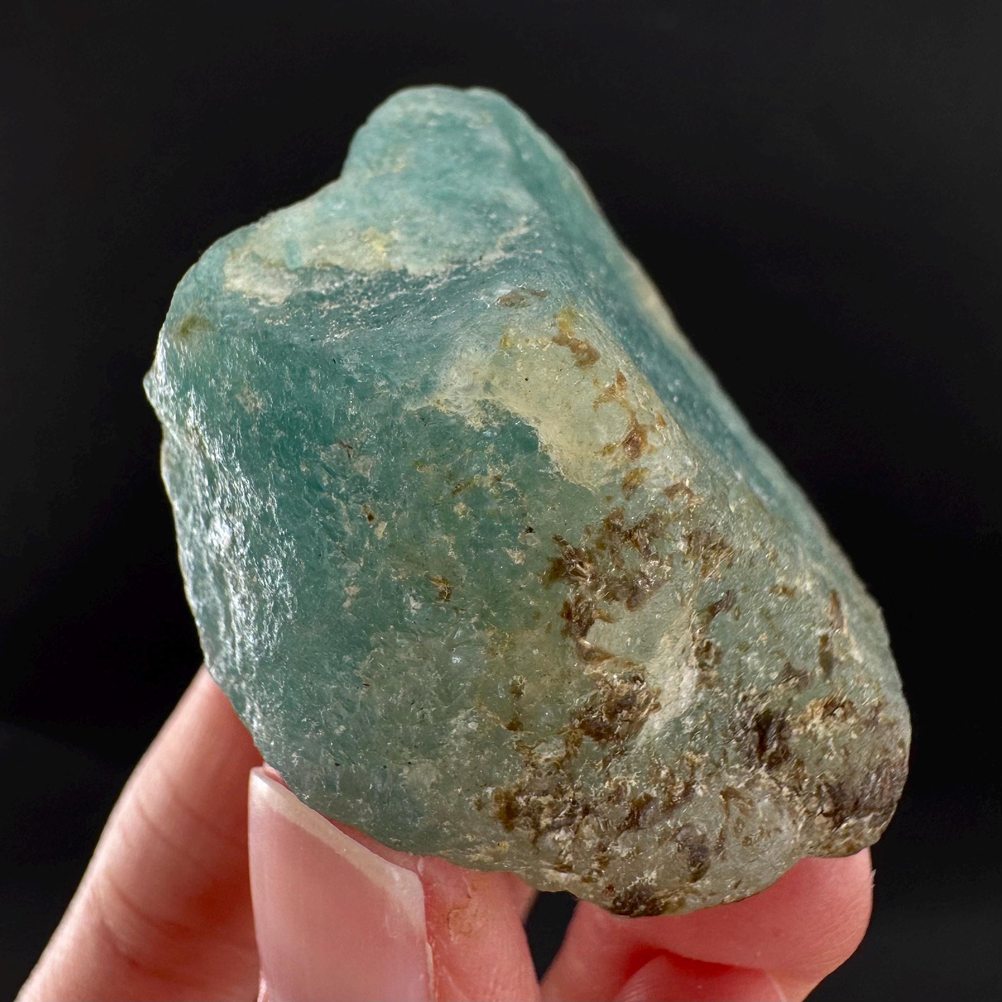 Grandidierite | blue crystal, rare mineral specimen from Madagascar