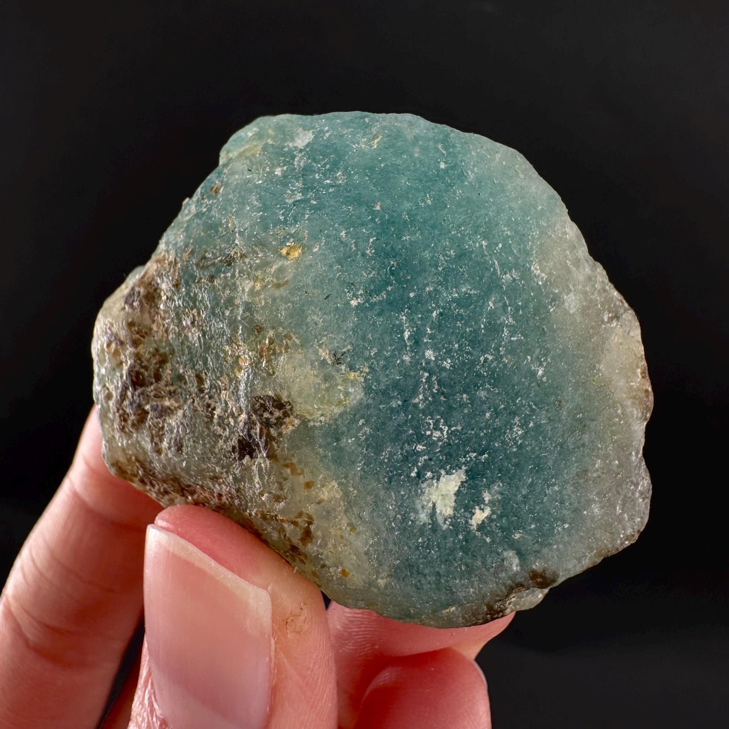 Grandidierite | blue crystal, rare mineral specimen from Madagascar