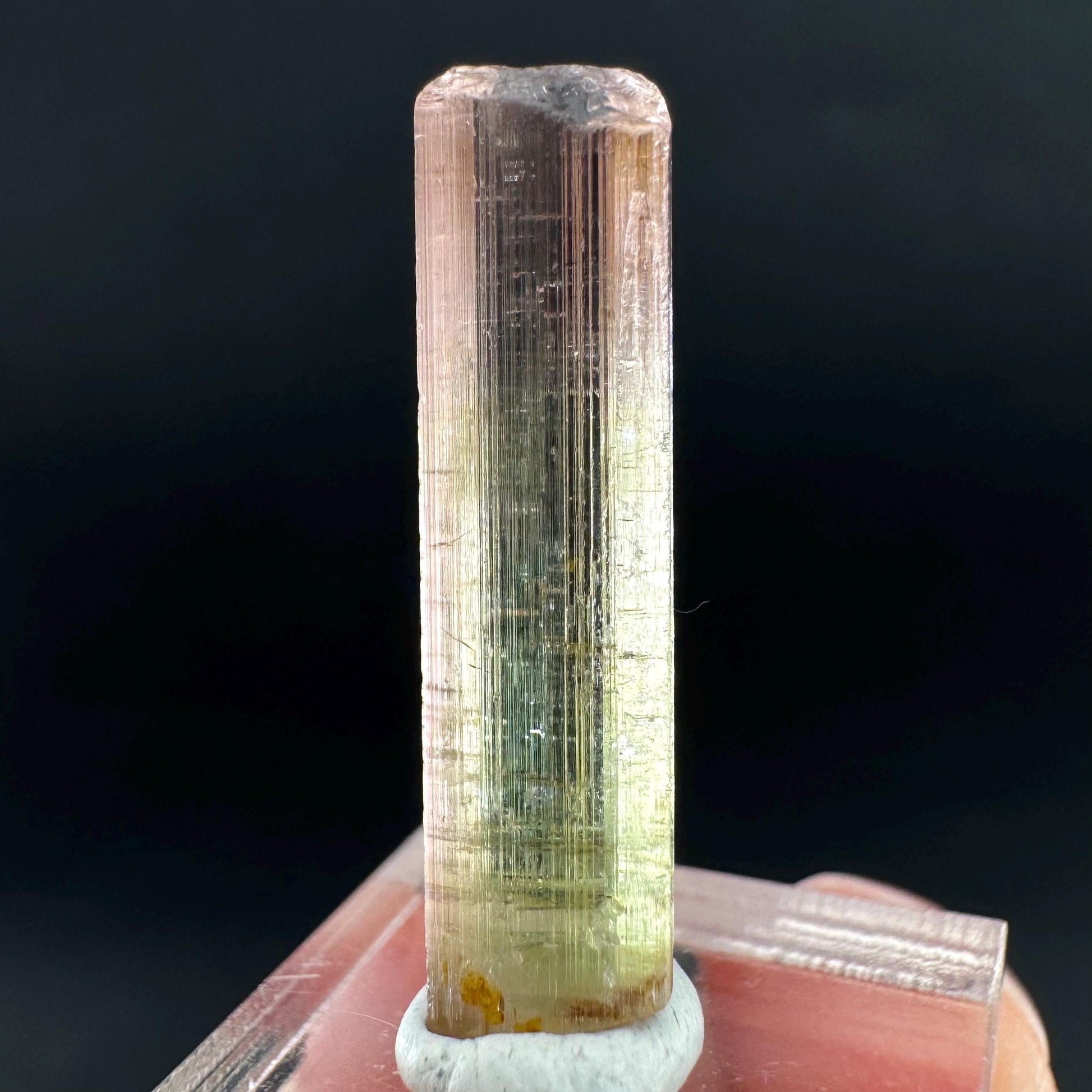Watermelon Tourmaline | Green & Pink Bi-Color Elbaite Crystal, mineral specimen from Paprok