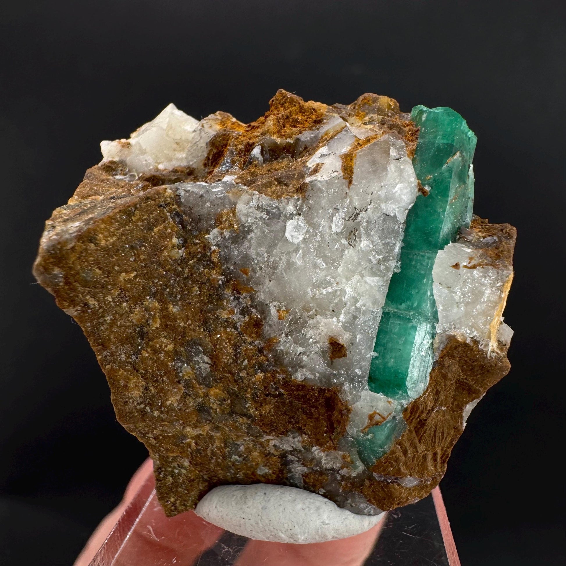Emerald on Matrix | natural green crystal, mineral specimen from Pakistan