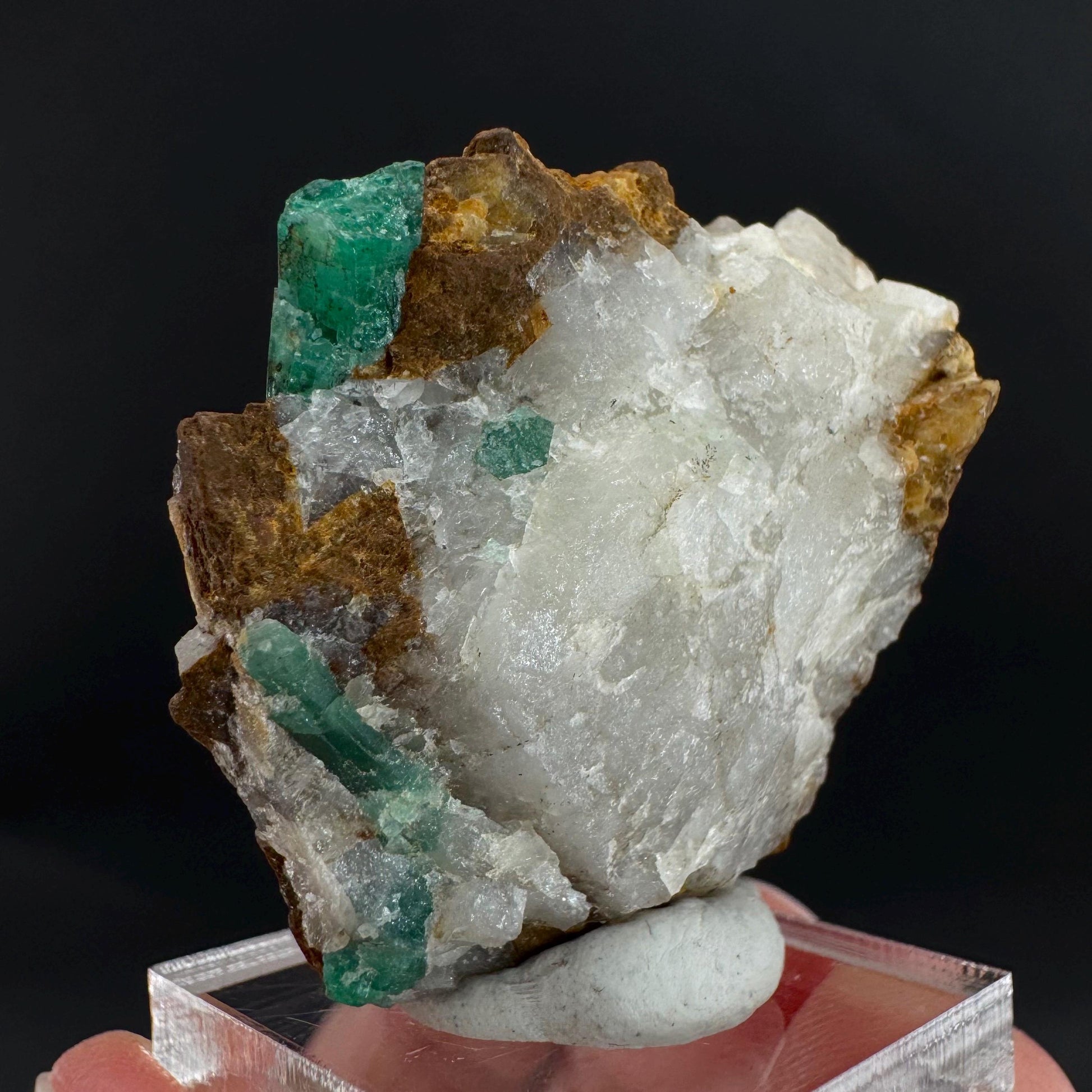 Emerald on Matrix | natural green crystal, mineral specimen from Pakistan