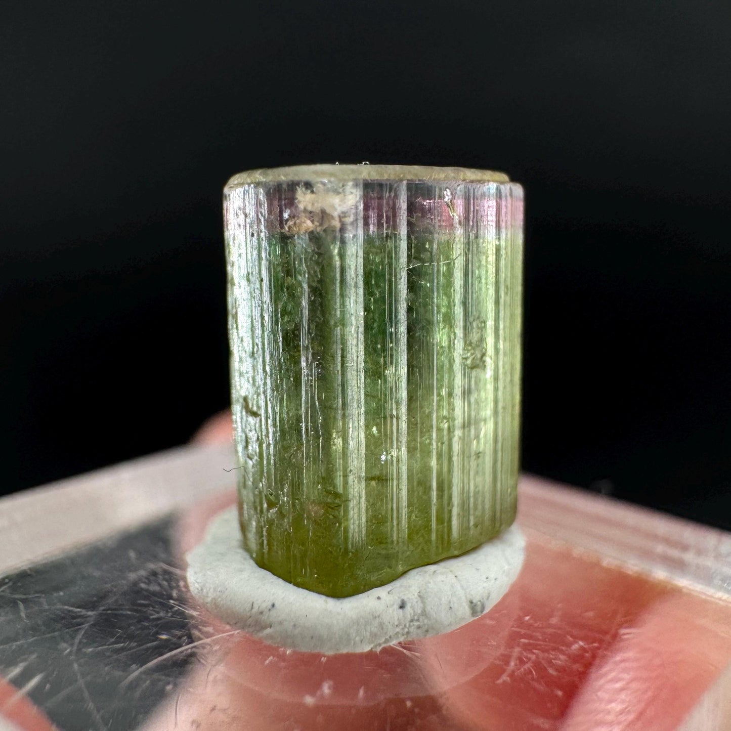 Watermelon Tourmaline | Green & Pink Bi-Color Elbaite Crystal, mineral specimen from Paprok