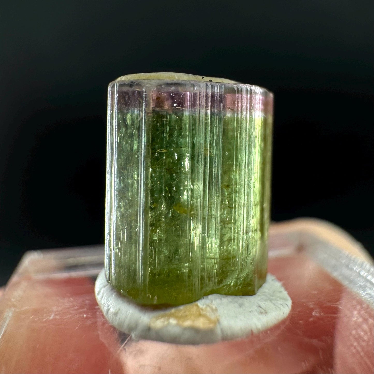 Watermelon Tourmaline | Green & Pink Bi-Color Elbaite Crystal, mineral specimen from Paprok