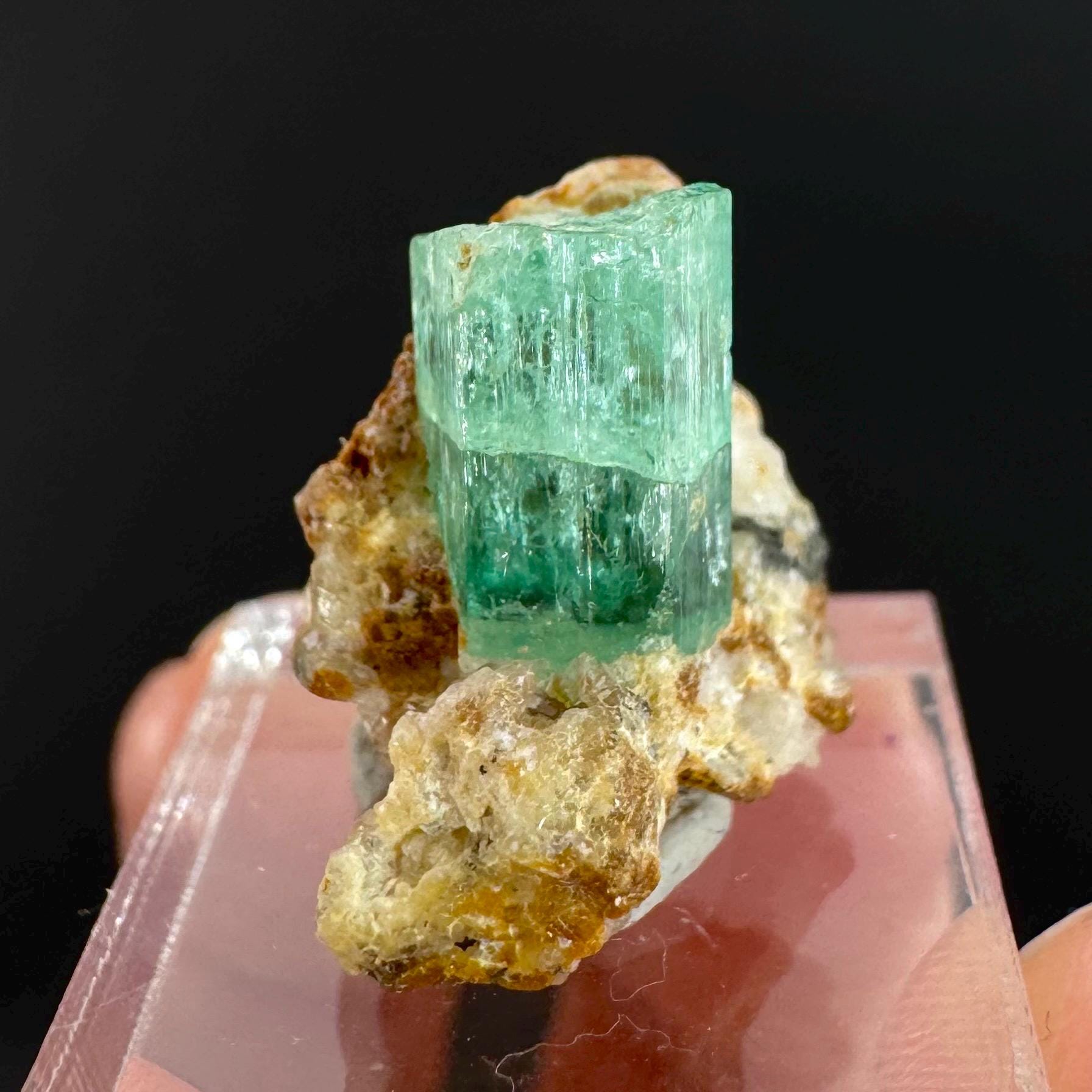 Emerald on Matrix | natural green crystal, mineral specimen from Pakistan