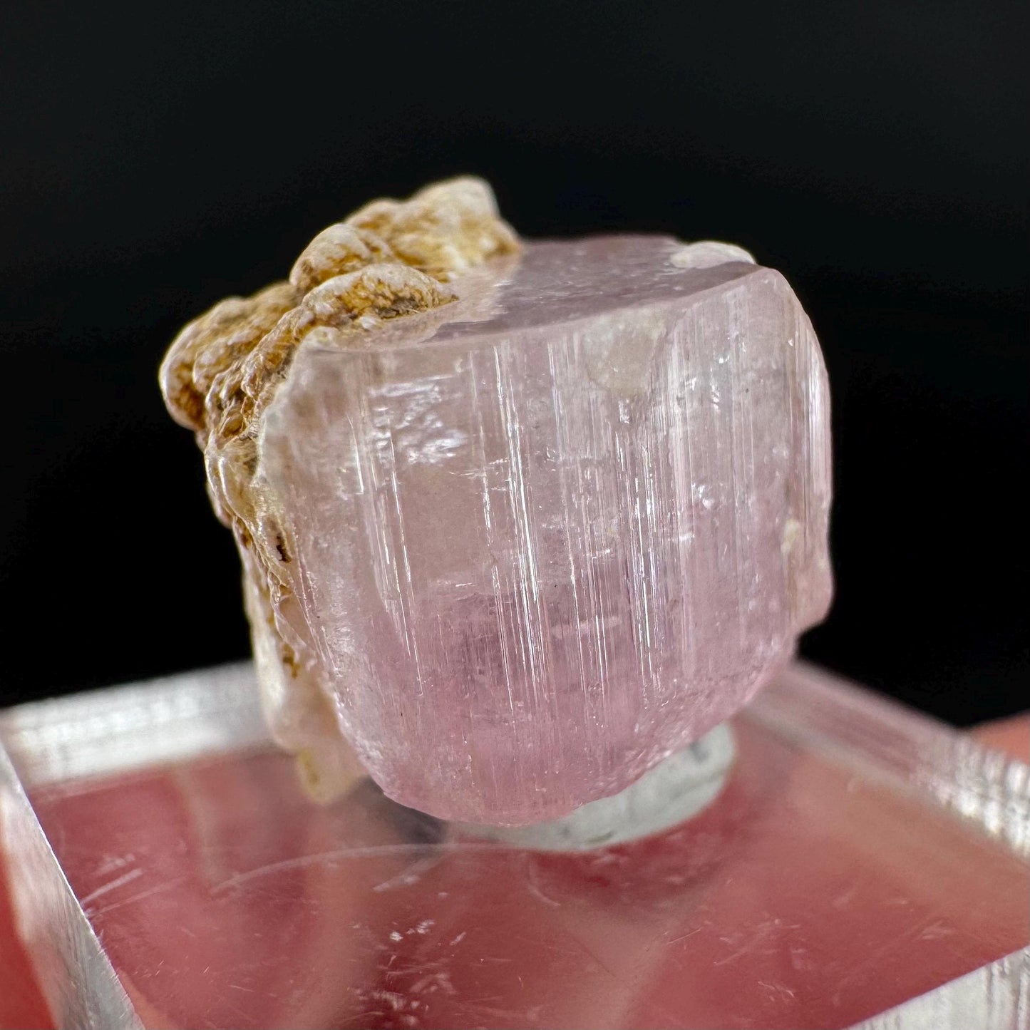 Elbaite Tourmaline | Pink Crystal, mineral specimen from Paprok