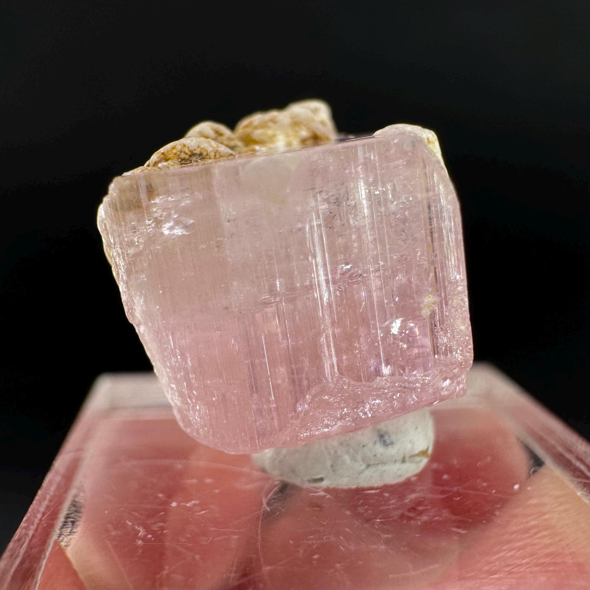 Elbaite Tourmaline | Pink Crystal, mineral specimen from Paprok