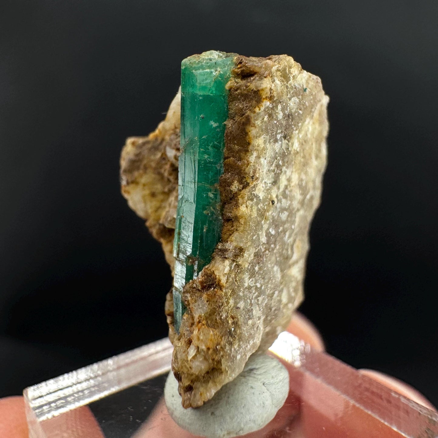 Emerald on Matrix | natural green crystal, mineral specimen from Pakistan