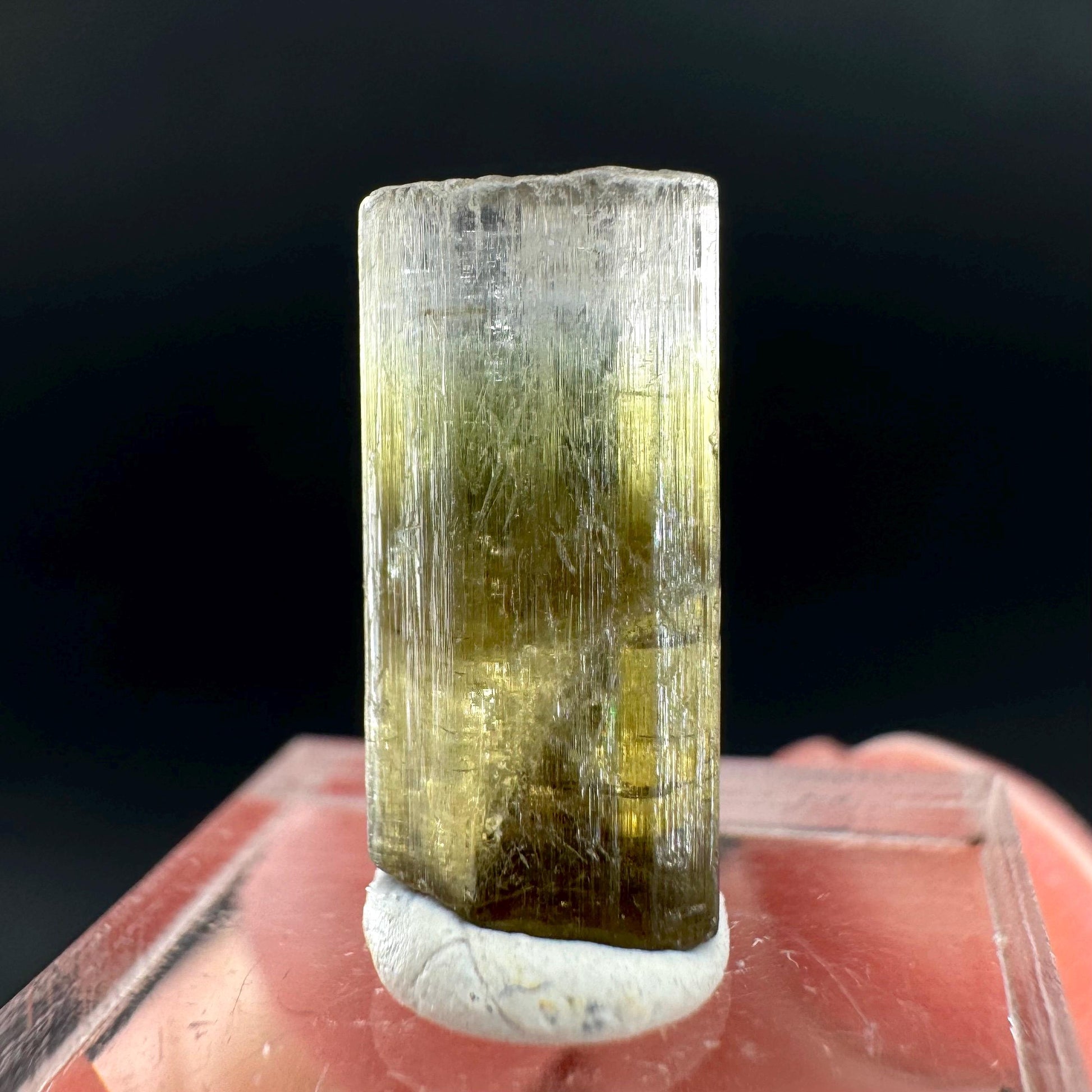 Elbaite Tourmaline | Green Crystal, mineral specimen from Paprok