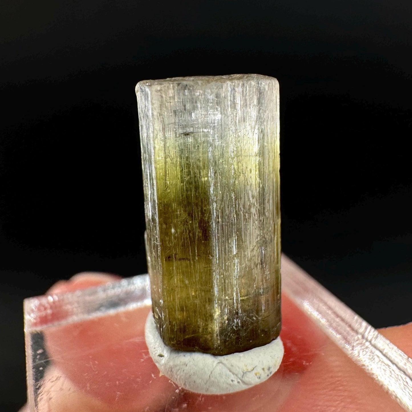 Elbaite Tourmaline | Green Crystal, mineral specimen from Paprok