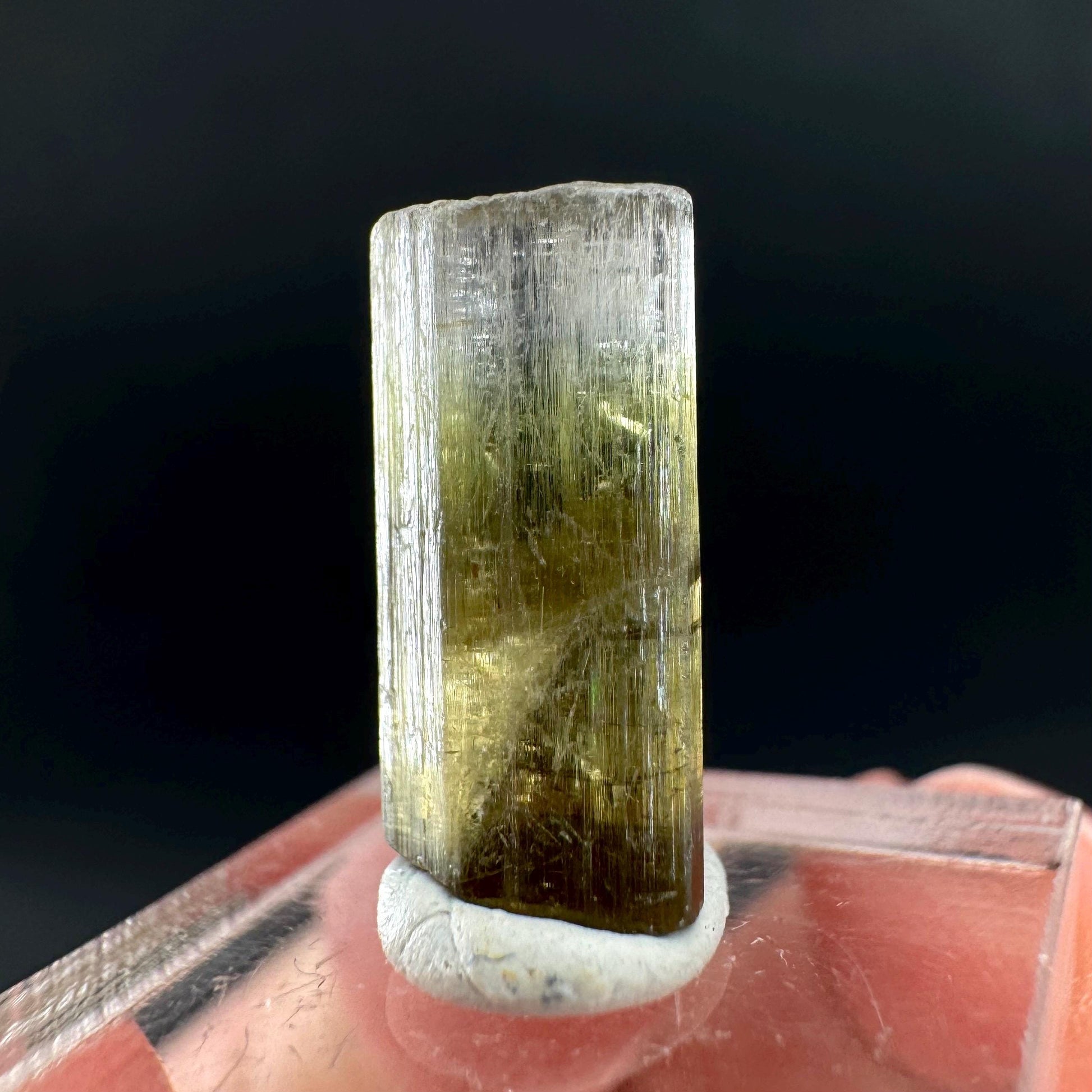 Elbaite Tourmaline | Green Crystal, mineral specimen from Paprok