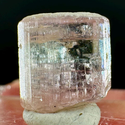 Elbaite Tourmaline | Pink & Green Bi-Color Crystal, mineral specimen from Paprok