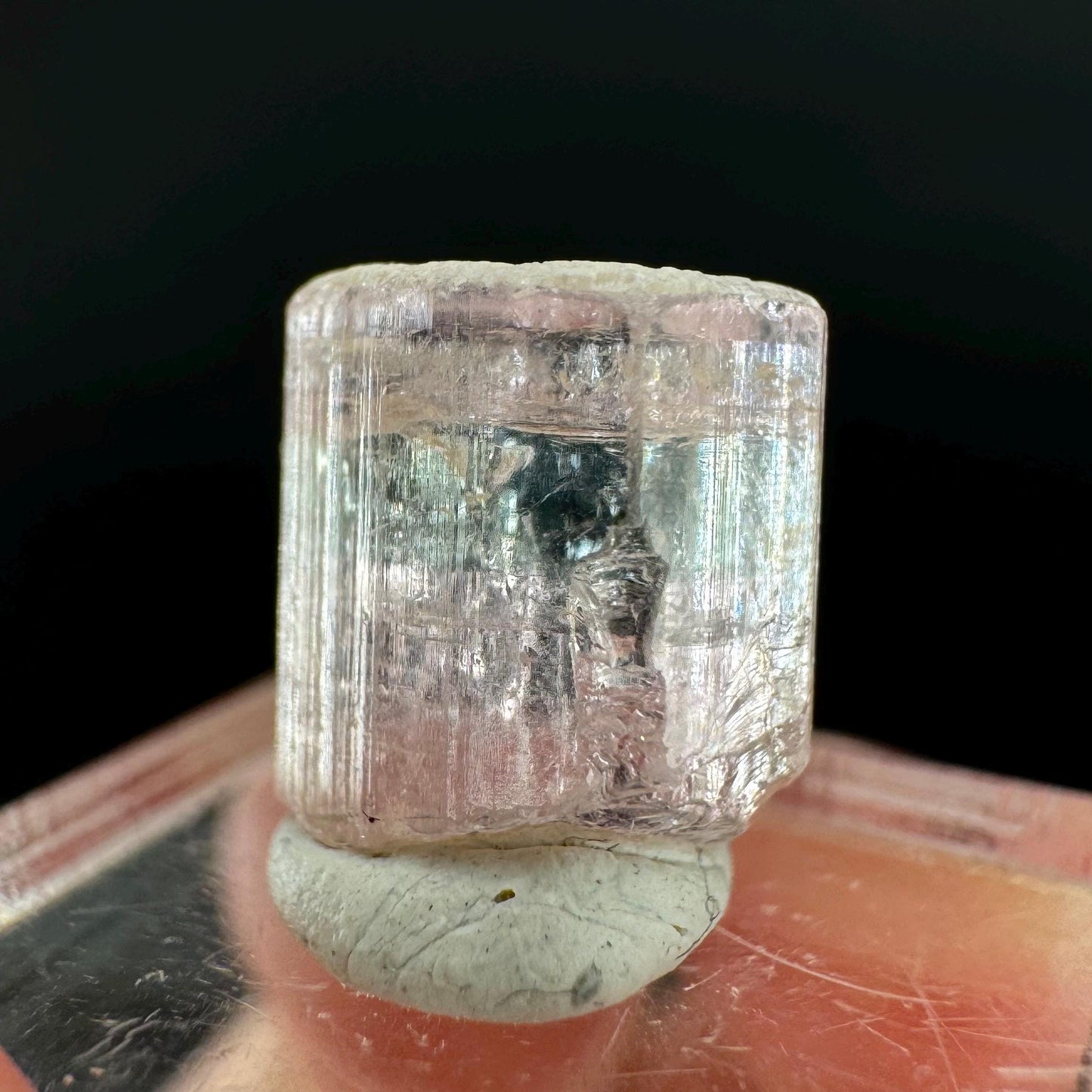 Elbaite Tourmaline | Pink & Green Bi-Color Crystal, mineral specimen from Paprok