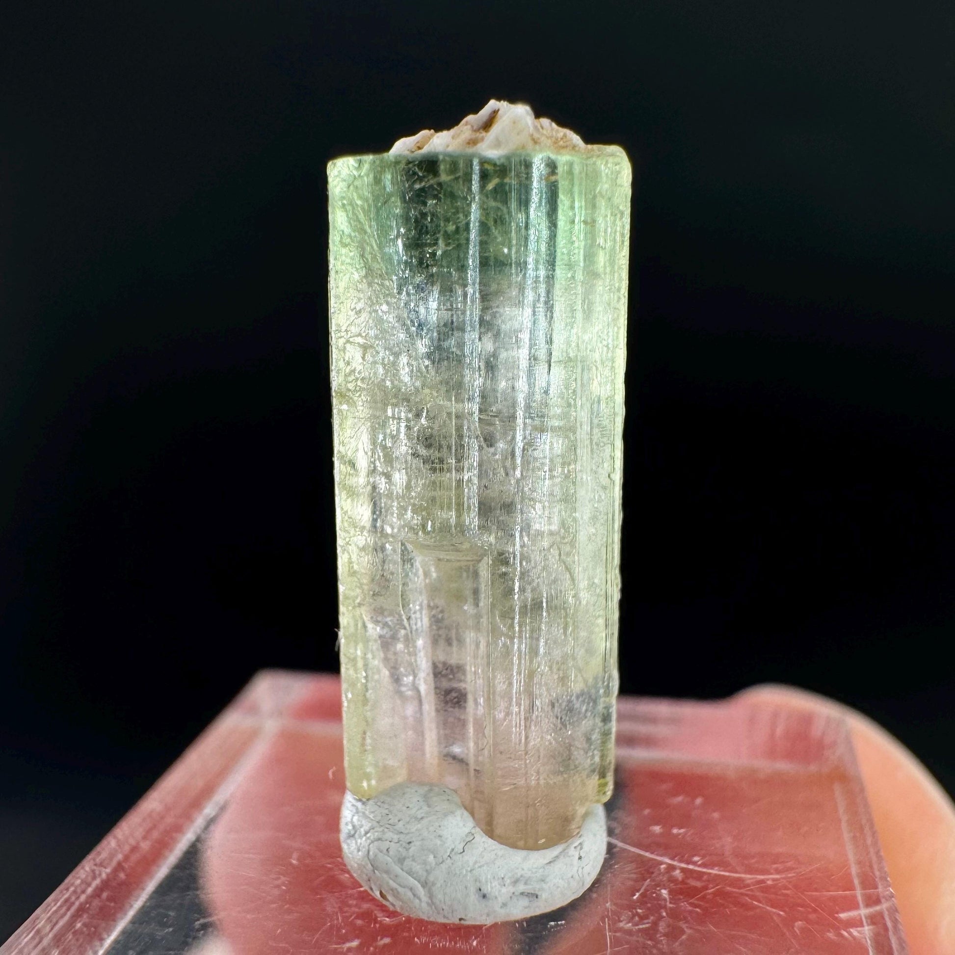 Watermelon Tourmaline | Green & Pink Bi-Color Elbaite Crystal, mineral specimen from Paprok