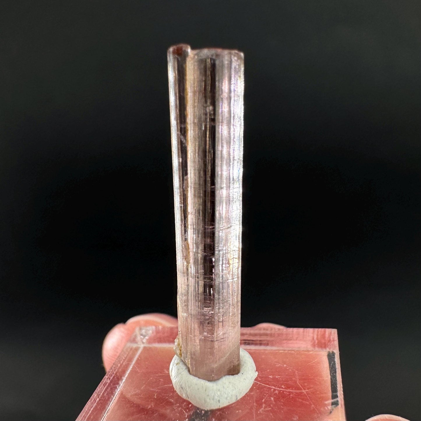 Elbaite Tourmaline | Pink Crystal, mineral specimen from Paprok